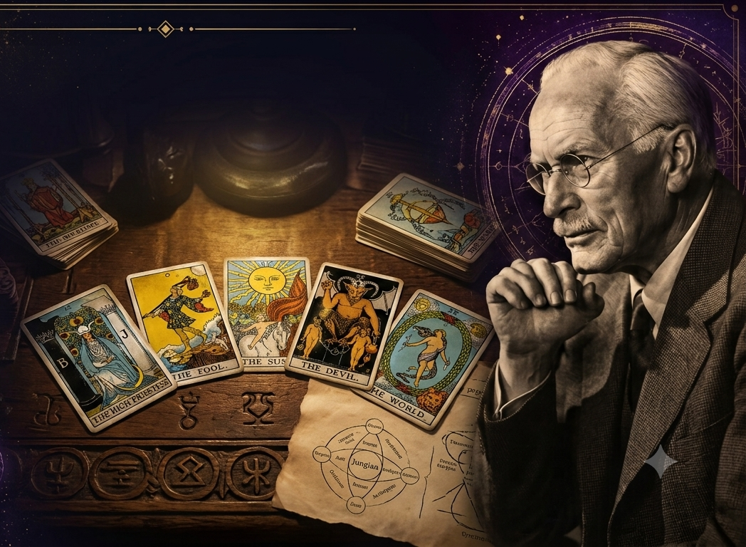 Tarot and Carl Jung: A Visual Map of the Collective Unconscious gemini generated image aidyzoaidyzoaidy